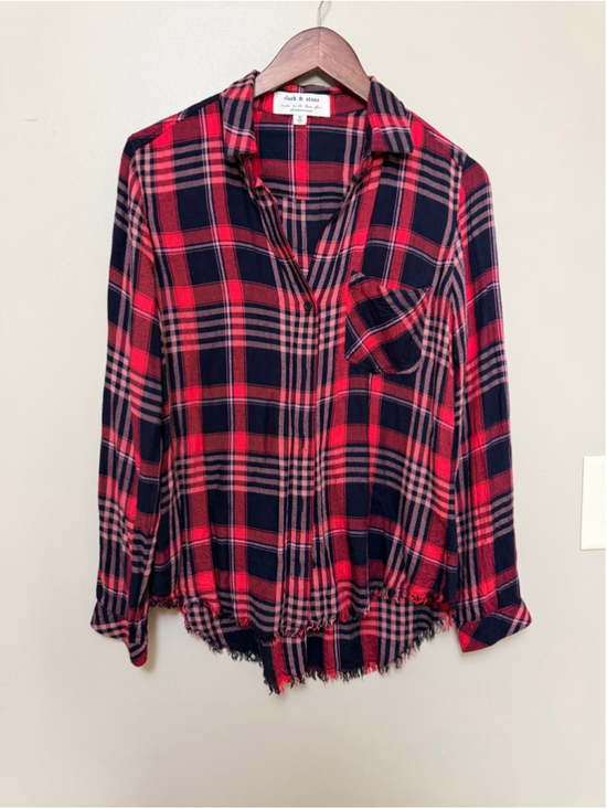 Cloth & Stone Tops - Anthropologie Plaid Shirt